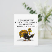 感謝の七面鳥 シーズンポストカード (スタンド正面)