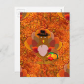 感謝の七面鳥 シーズンポストカード (正面/裏面)