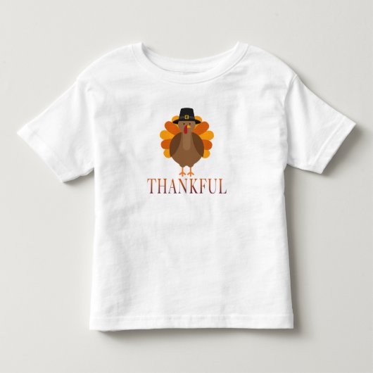 感謝の七面鳥 トドラーTシャツ (正面)