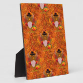 感謝の七面鳥 フォトプラーク (側面)