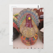 感謝の七面鳥 ポストカード (正面/裏面)