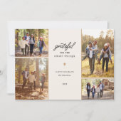 感謝の休日4写真フォトカード シーズンカード (正面)