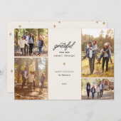 感謝の休日4写真フォトカード シーズンカード (正面/裏面)