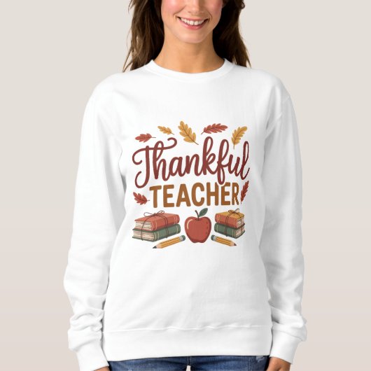 感謝の先生感謝祭 スウェットシャツ (正面)