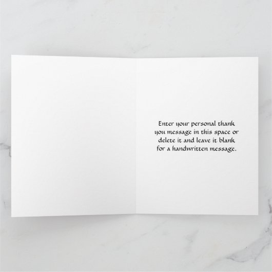 感謝の光 サンキューカード (内部)