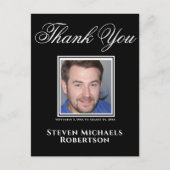 感謝の写真ポストカード ポストカード (正面)