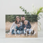 感謝の写真感謝祭 シーズンカード (スタンド正面)