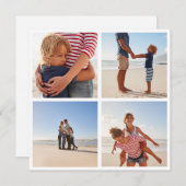 感謝の写真賛美感謝の感謝祭 セーブザデート (正面/裏面)