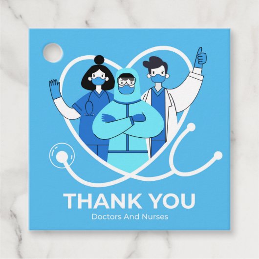 感謝の医者/ナース感謝クラシックRo フェイバータグ (正面)