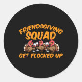 感謝の友情を与えるチームのトルコの友人たち私 ラウンドシール (正面)