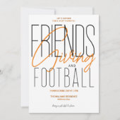 感謝の友情サッカー感謝の気持ちパーティー 招待状 (正面)