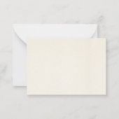 感謝の収穫カボチャありがとう ノートカード (裏面)