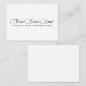 感謝の台本賛美感謝祭 エンクロージャーカード (正面/裏面)