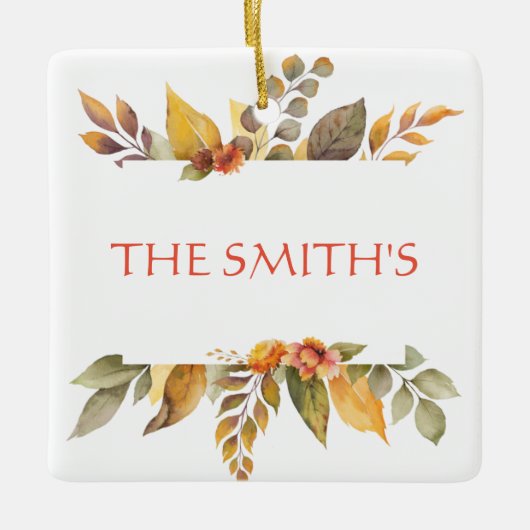 感謝の名賛美前感感謝 セラミックオーナメント (正面)