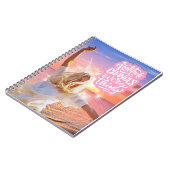 感謝の変化すべてを変更サンセットビーチポスター ノートブック (左側)