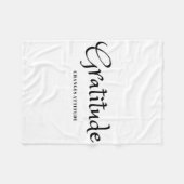 感謝の変化の態度Thanksgiving秋シーソ フリースブランケット (正面(横))