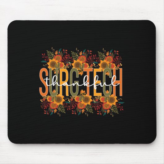 感謝の外科専門技術者Thanksgiving surgic マウスパッド (正面)