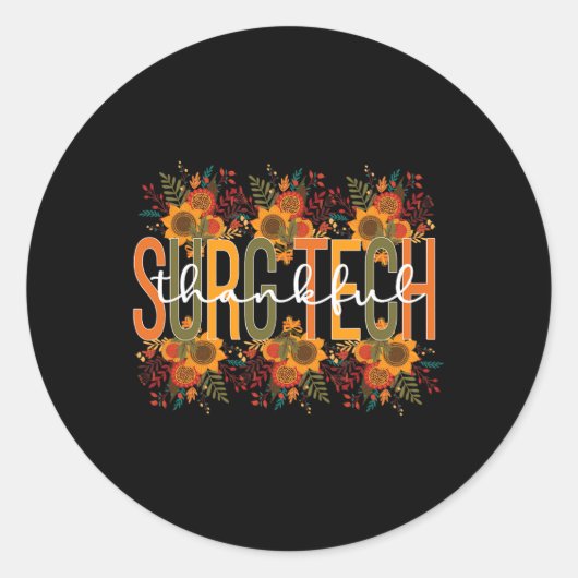 感謝の外科専門技術者Thanksgiving surgic ラウンドシール (正面)