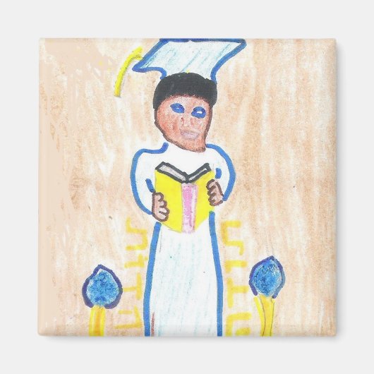 感謝の大学院 マグネット (正面)