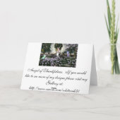 感謝の天使 カード (裏面)