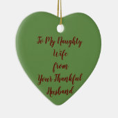 感謝の夫いけなのオーナメントから妻へ セラミックオーナメント (右)