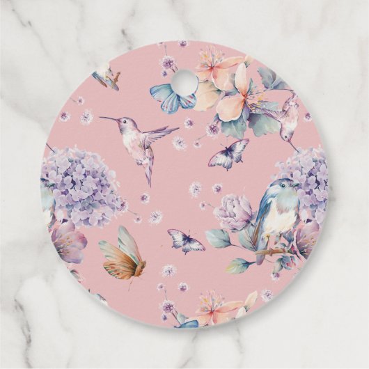 感謝の妖精の多く、魅惑的な誕生日パーティー フェイバータグ (裏面)