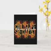 感謝の子どもの生活の専門家の感謝祭 カード (黄色い花)