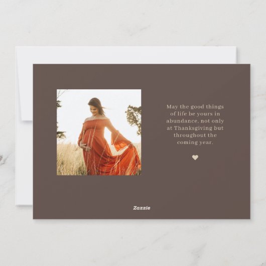 感謝の季節の感謝祭のフォトカード シーズンカード