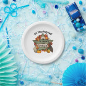 感謝の季節の紙皿 ペーパープレート (パーティー)