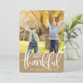 感謝の季節 |感謝祭のフォトカード シーズンカード (スタンド正面)