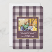 感謝の季節 |感謝祭のフォトカード シーズンカード (裏面)