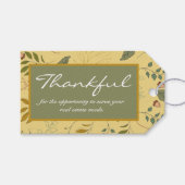 感謝の実在財産クライアントの評価 ギフトタグ (正面(横))