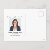 感謝の実在財産クライアントの評価 シーズンポストカード (裏面)