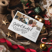 感謝の家族の賛美写真クリスマス