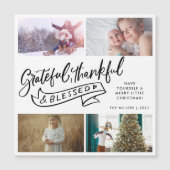 感謝の家族の賛美写真クリスマス (正面)