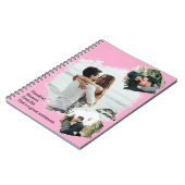 感謝の家族賛美の写真ノート ノートブック (左側)