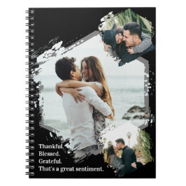 感謝の家族賛美の写真ノート ノートブック