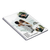 感謝の家族賛美の写真ノート ノートブック (右側)