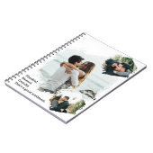 感謝の家族賛美の写真ノート ノートブック (左側)