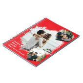 感謝の家族賛美の写真ノート ノートブック (左側)