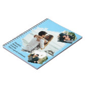 感謝の家族賛美の写真ノート ノートブック (左側)