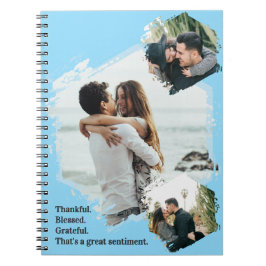 感謝の家族賛美の写真ノート ノートブック
