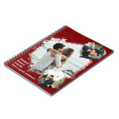 感謝の家族賛美の写真ノート ノートブック (左側)