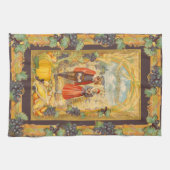 感謝の巡礼者 感謝祭 キッチンタオル (横)