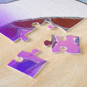 「感謝の平和ラブユナイト」マンダラアートプリント ジグソーパズル (側面)