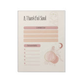 感謝の心のメモ帳 ノートパッド (回転)