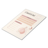 感謝の心のメモ帳 ノートパッド (アングル)