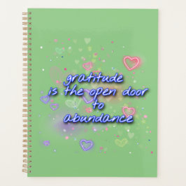 感謝の心は豊かになる プランナー手帳