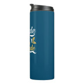 感謝の念が始まると争いが終わる タンブラー (回転右)