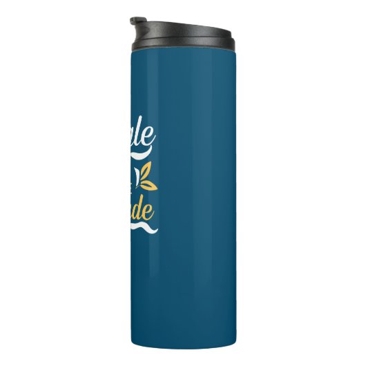 感謝の念が始まると争いが終わる タンブラー (回転右)